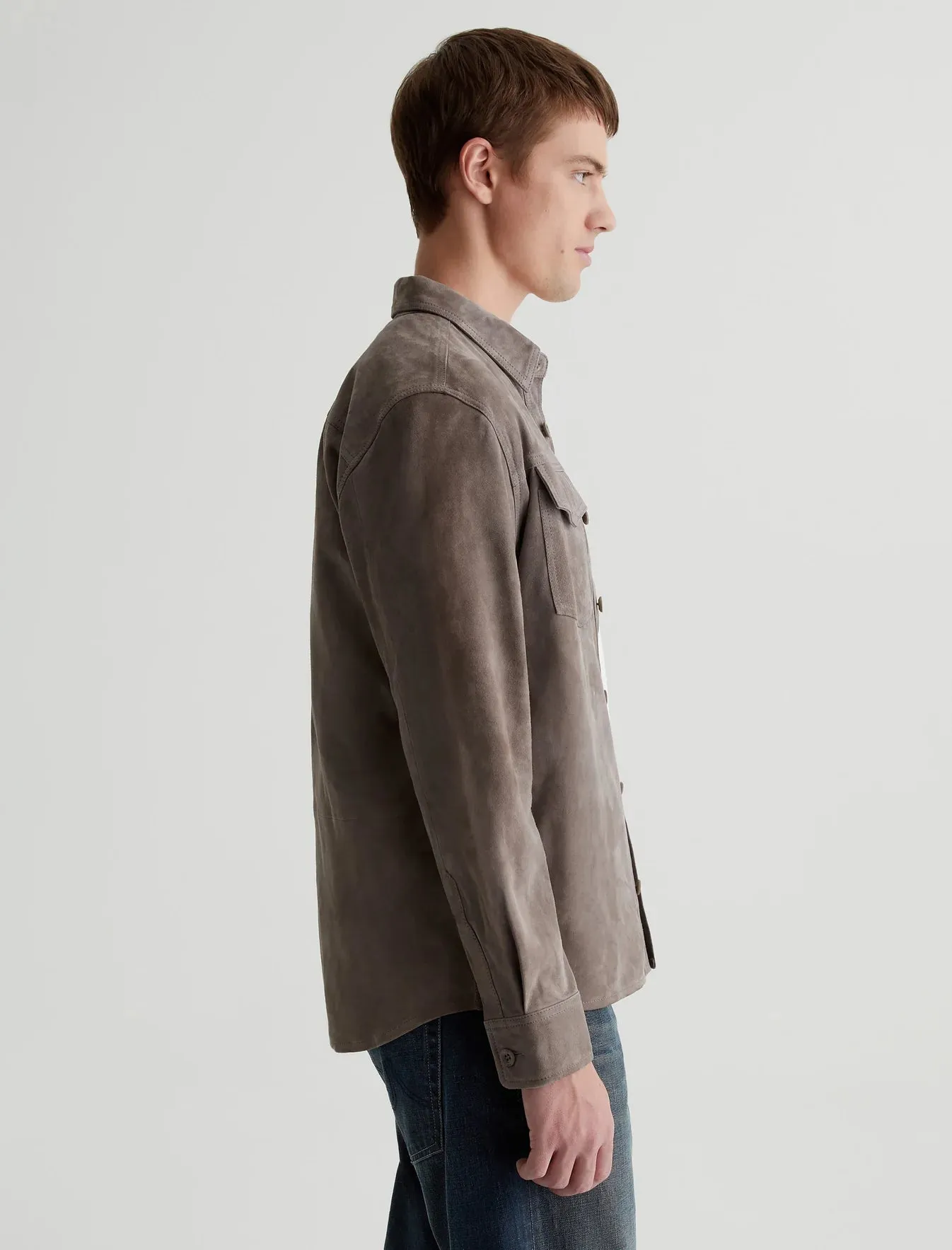 AG Elias Shirt Jacket - Lunar Soil