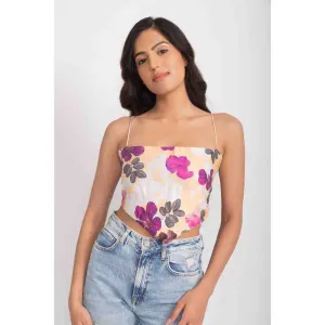 AROOP SHOP INDIA Multi-Color Andrea Napkin Crop Top