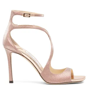 Azia 95 pink glitter sandals