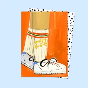 Birthday Socks & Trainers Card