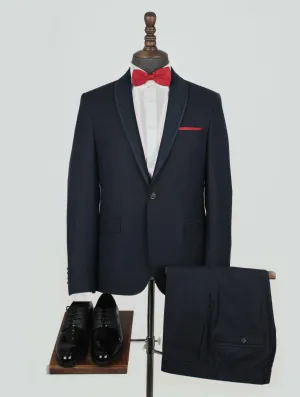 Black Tuxedo Bespoke Men Suit Tailored