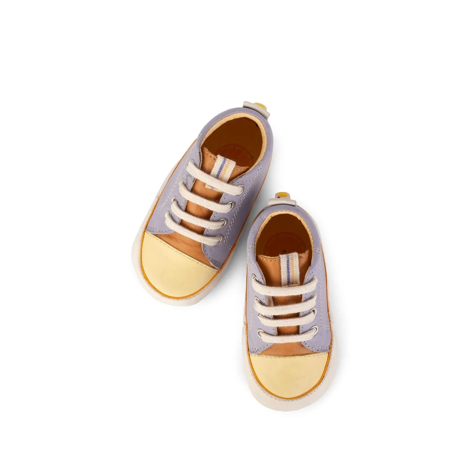 Blue/Camel Sneaker Booties
