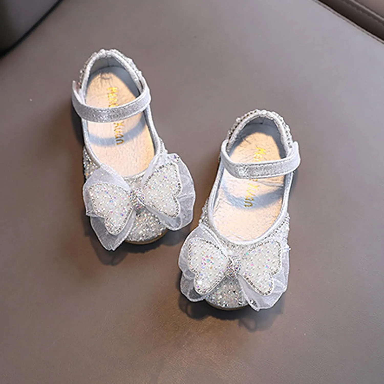 Boot 7 Summer Girls Dance Shoes Princess Dress Performance Shoes Pearl Sequin Ribbon Bow Light Solid Color Elegant and