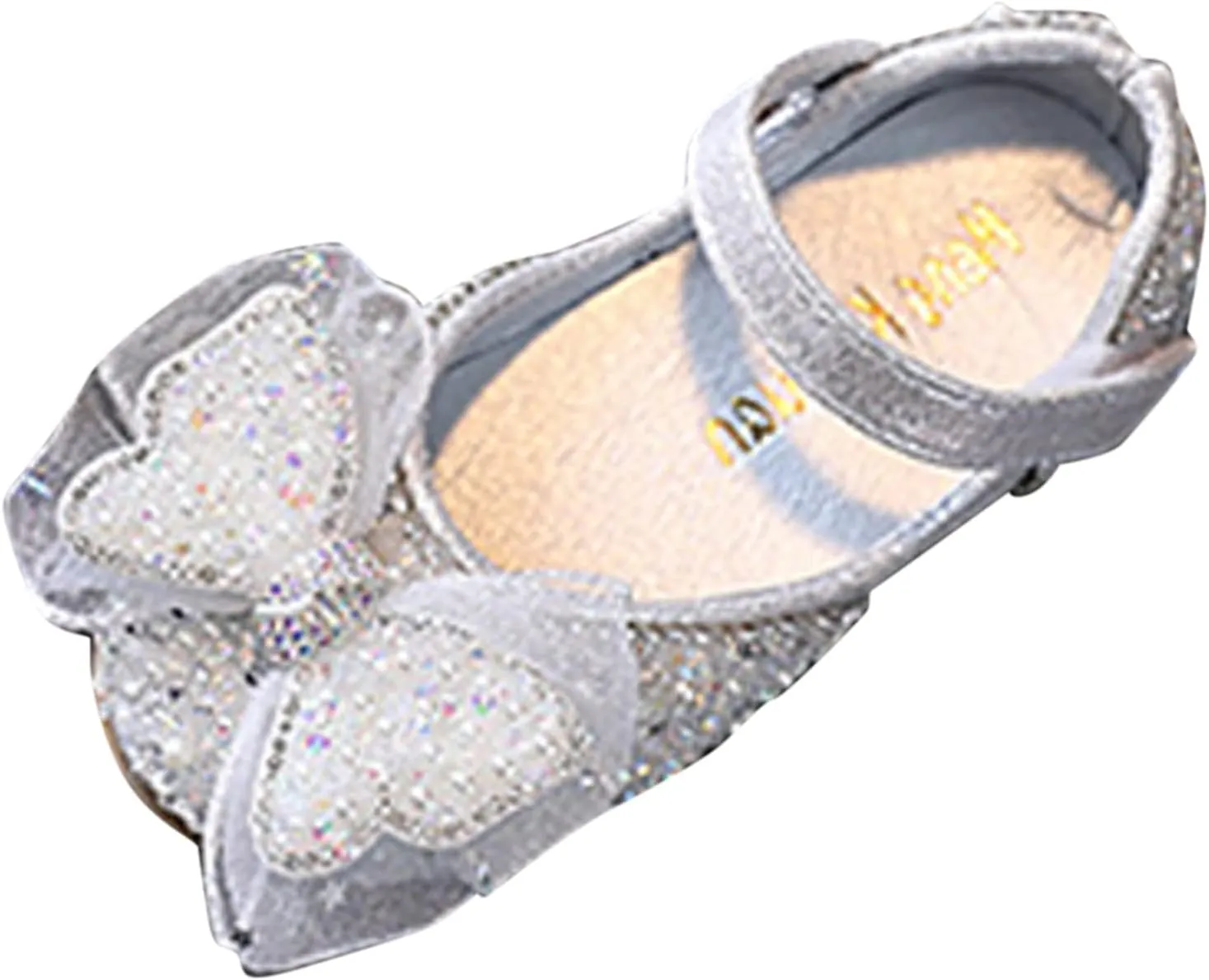Boot 7 Summer Girls Dance Shoes Princess Dress Performance Shoes Pearl Sequin Ribbon Bow Light Solid Color Elegant and