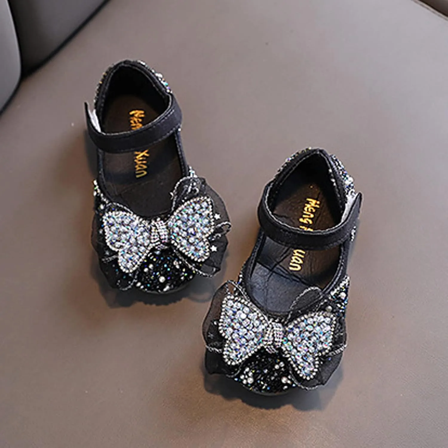 Boot 7 Summer Girls Dance Shoes Princess Dress Performance Shoes Pearl Sequin Ribbon Bow Light Solid Color Elegant and