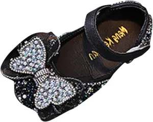 Boot 7 Summer Girls Dance Shoes Princess Dress Performance Shoes Pearl Sequin Ribbon Bow Light Solid Color Elegant and