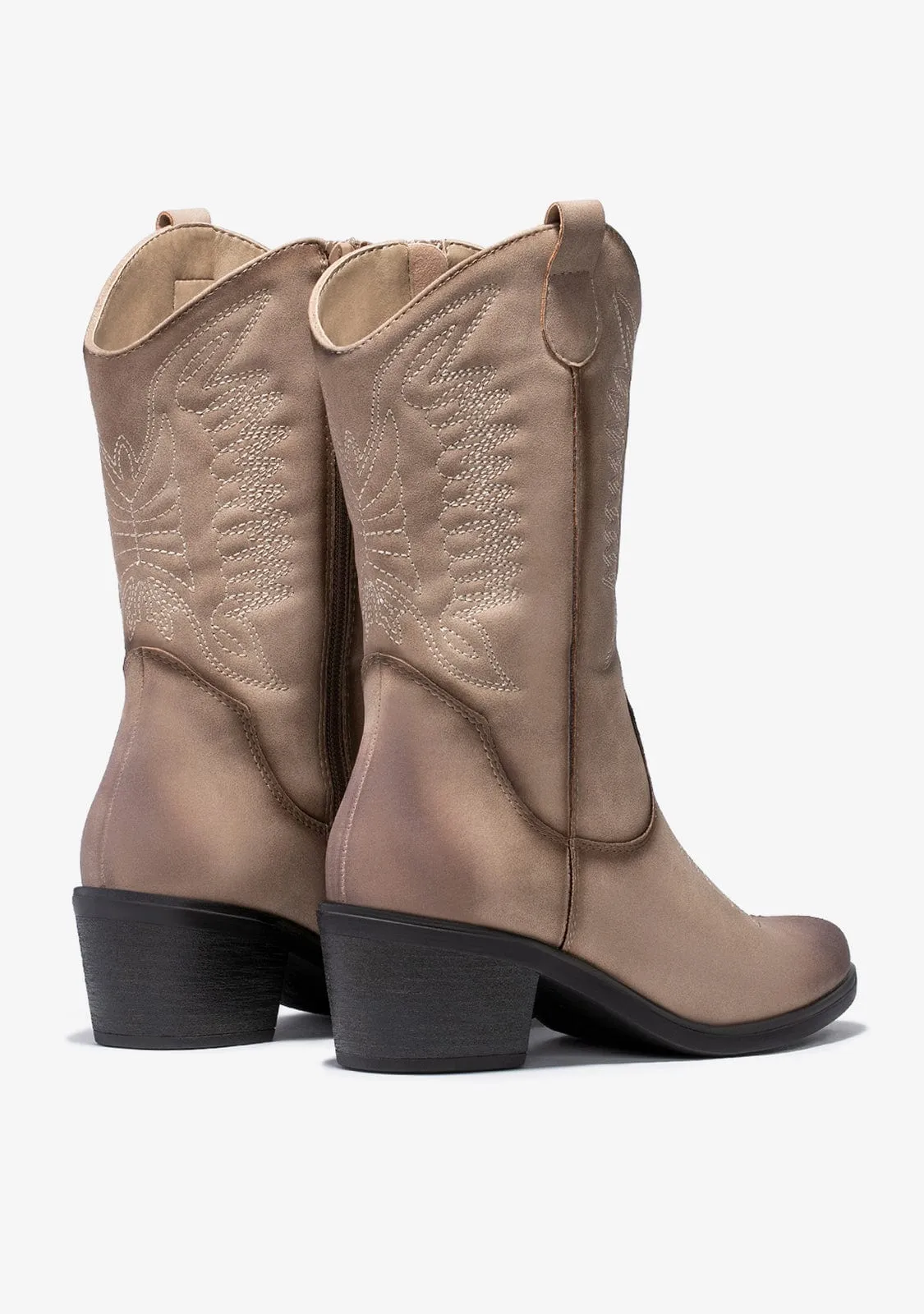 Boots Cowboy West Beige