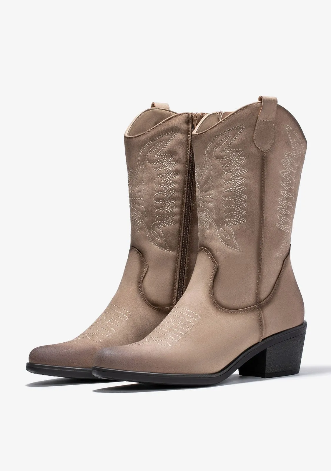 Boots Cowboy West Beige