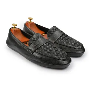 BRAIDED SOFT LEATHER LOAFER
