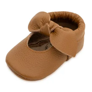 Brown Knot Moccasins