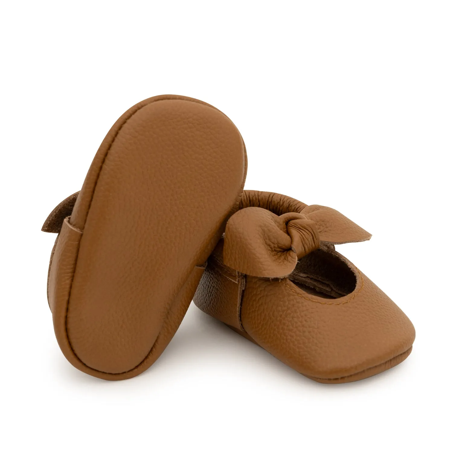 Brown Knot Moccasins