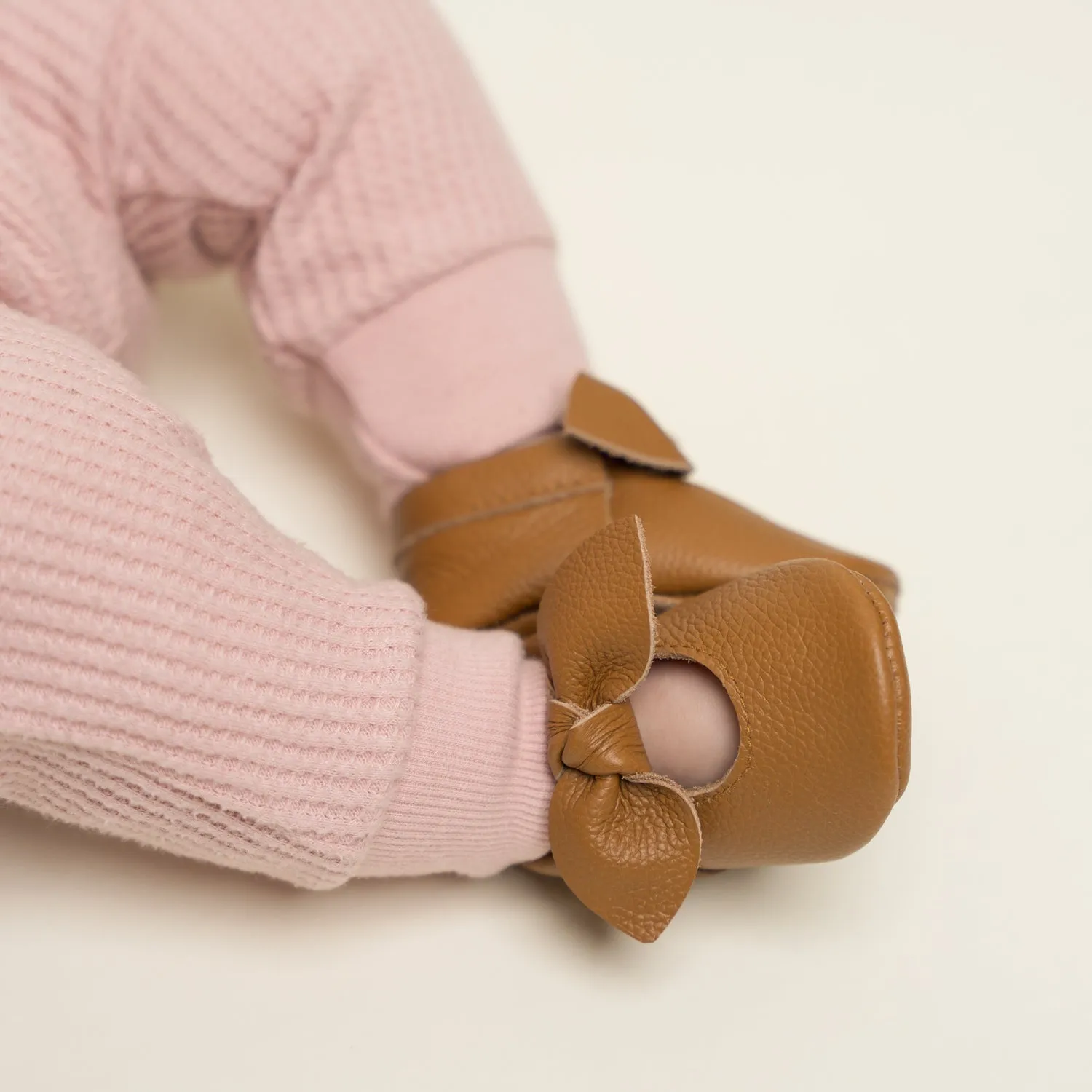 Brown Knot Moccasins