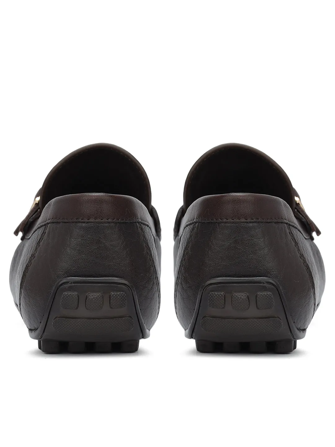 Brown Monk Strap Style Moccasins