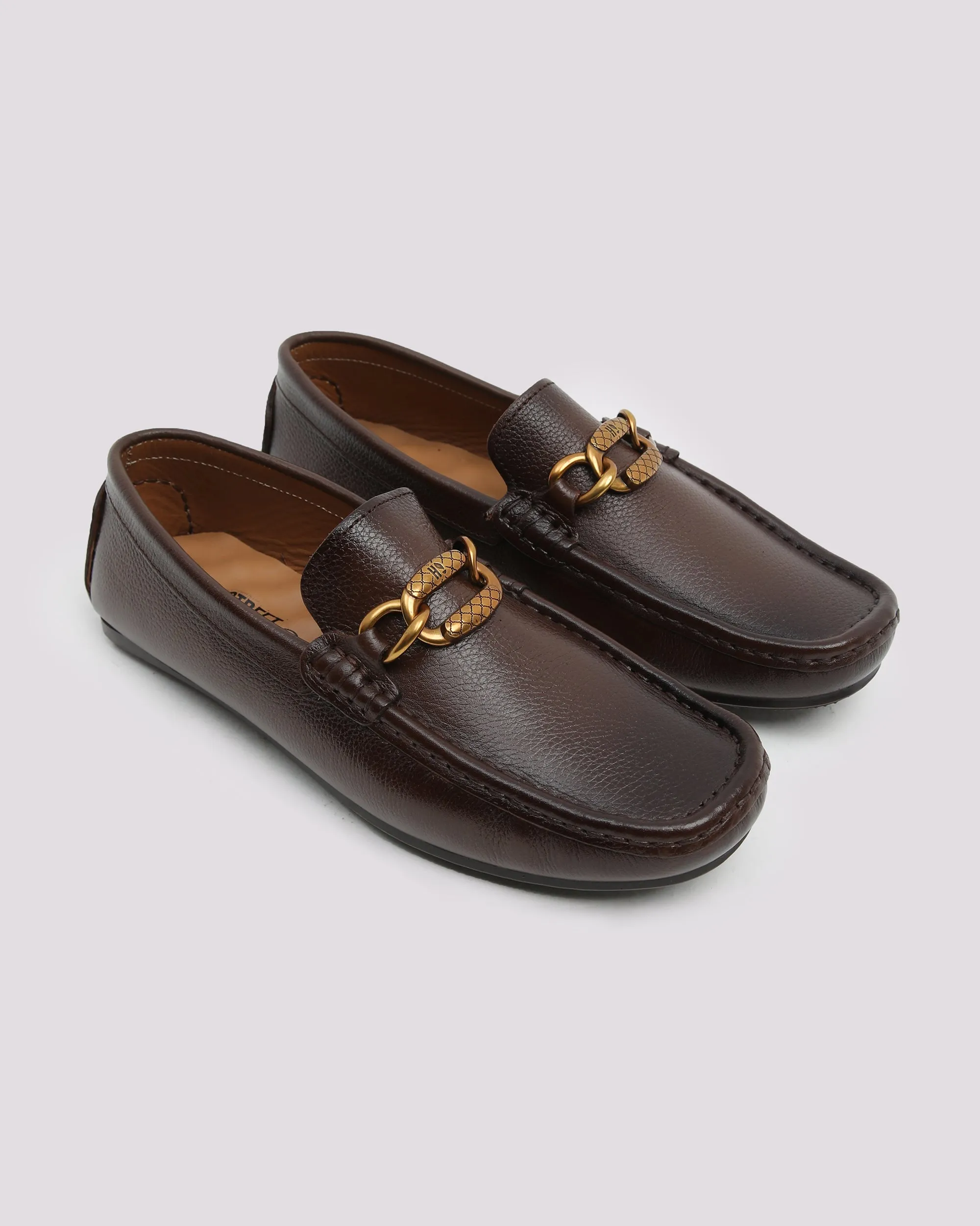 Brown Soft Leather Moccasin