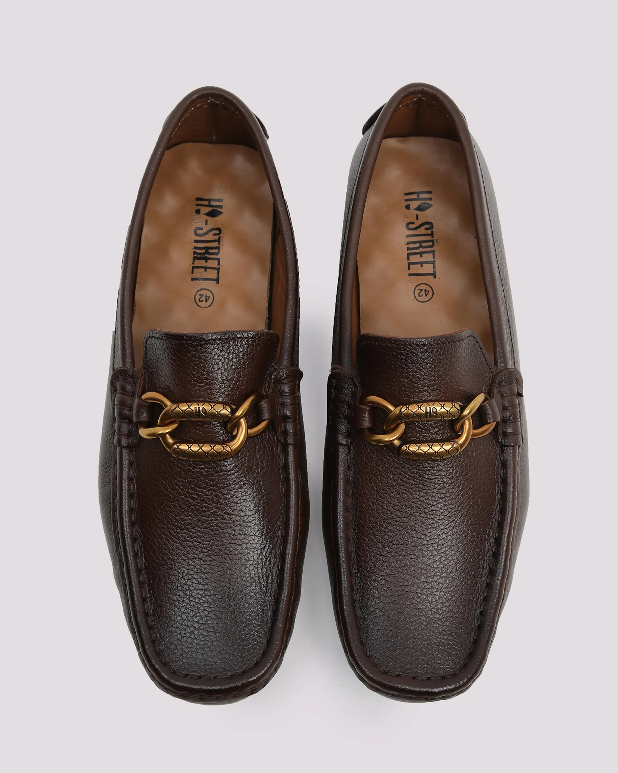 Brown Soft Leather Moccasin