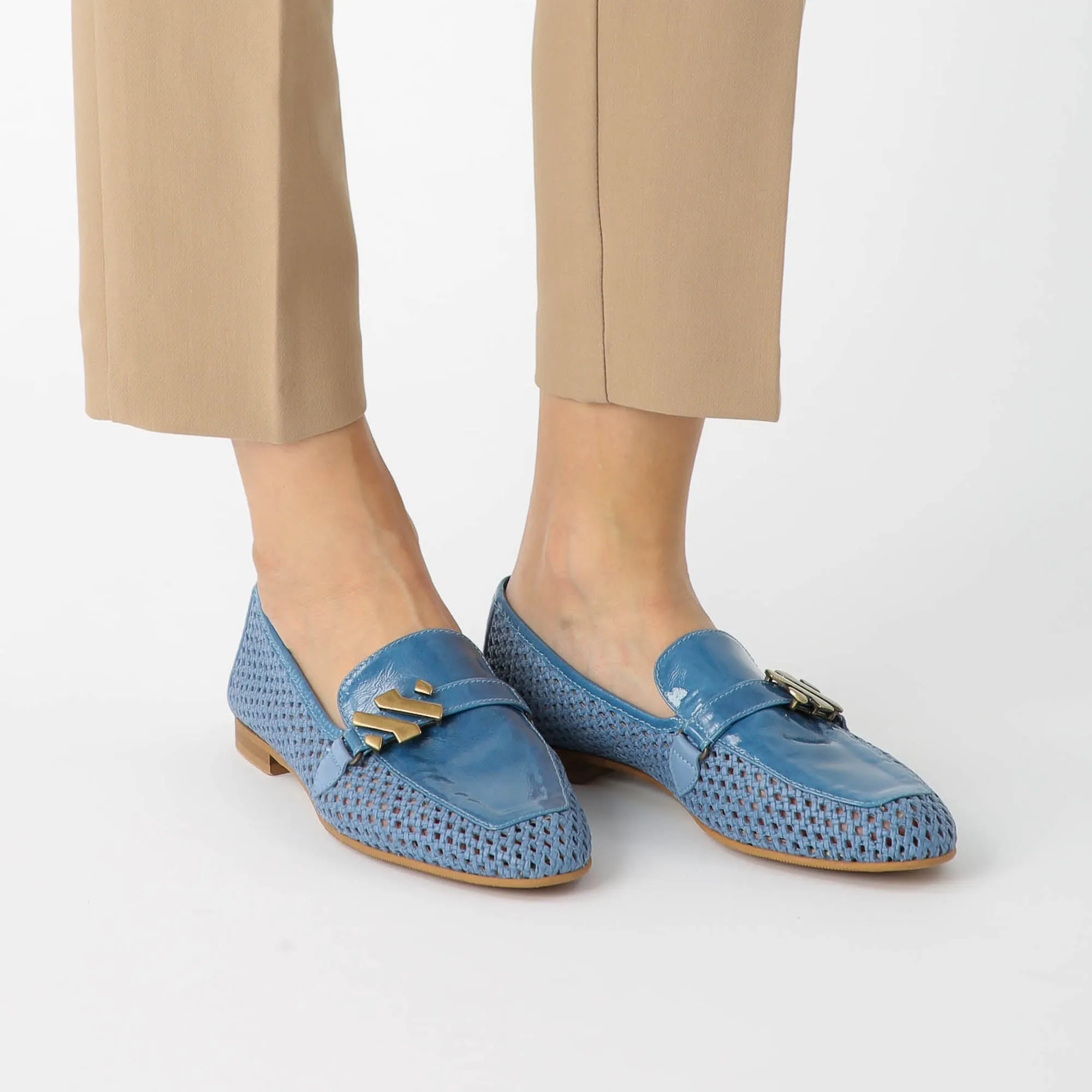 CARLA moccasin - Blueberry