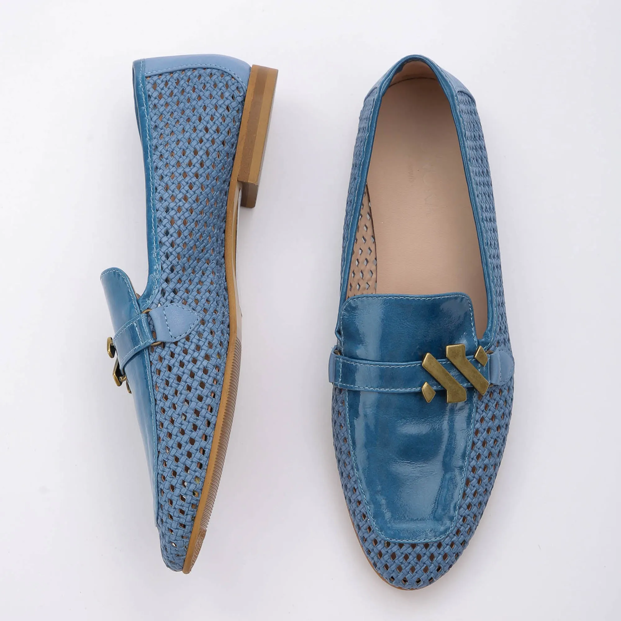 CARLA moccasin - Blueberry