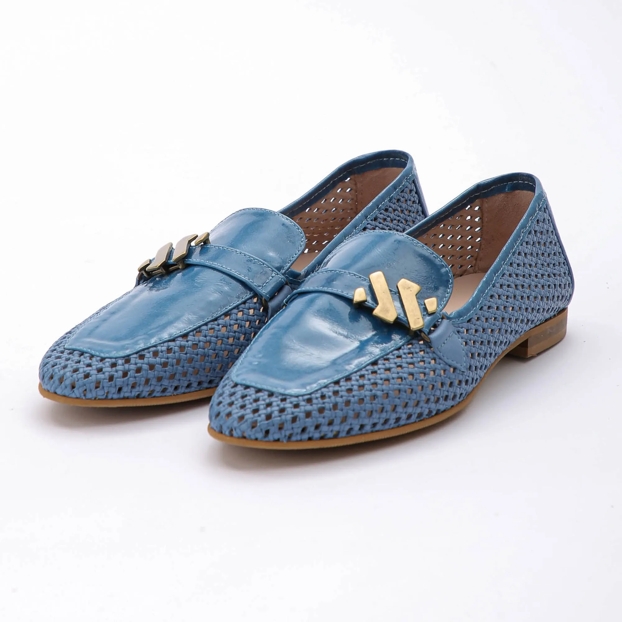 CARLA moccasin - Blueberry