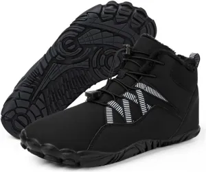 Carter Elite HF Non - Slip, Flexible Winter Barefoot Boots, Wide Toe Box, Lightweight Minimalist Zero Drop Sole, Breathable Upper Material Unisex