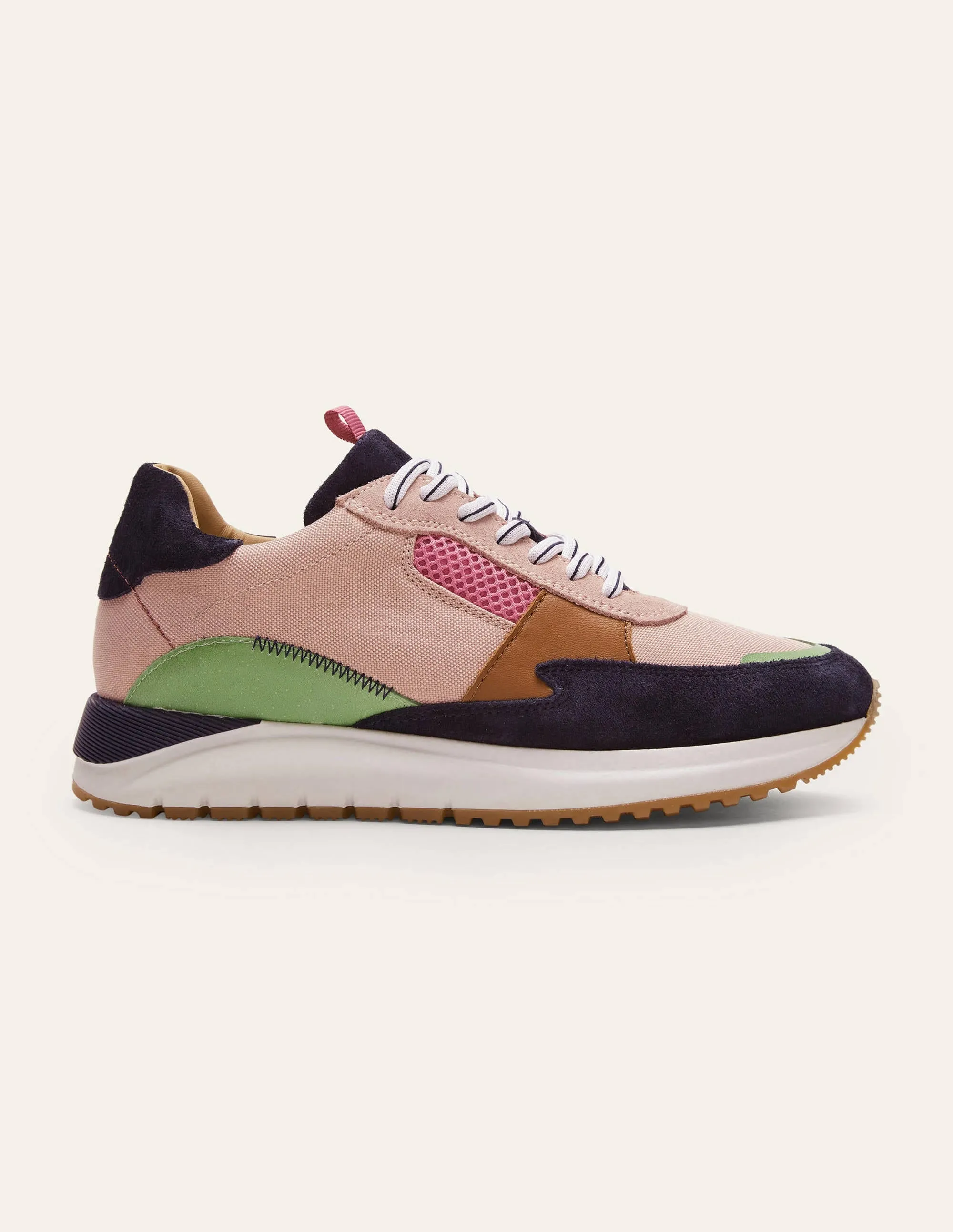 Colourblock Trainers-Milkshake