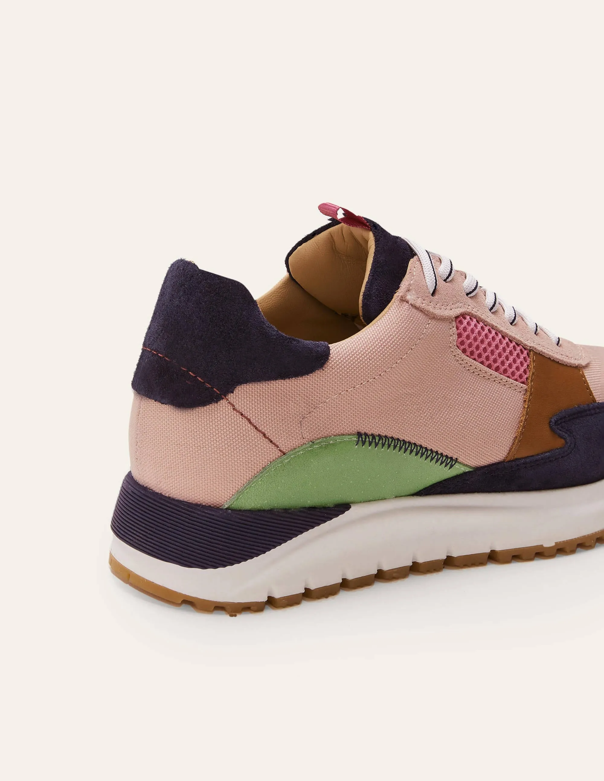 Colourblock Trainers-Milkshake