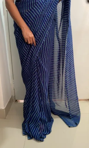 Daily Wear Chiffon Saree with Running Blouse