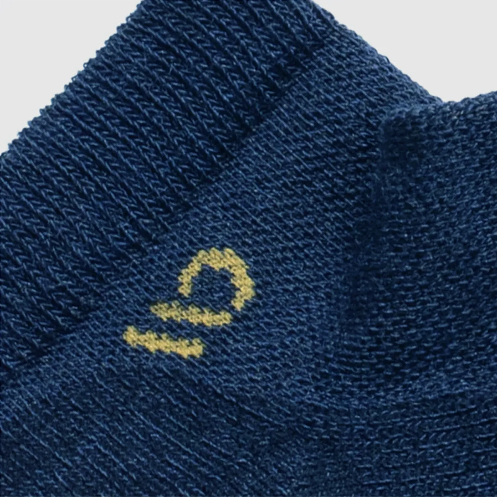 Darn Tough Wide Open Solid Cushioned No Show Sock (Men) - Denim