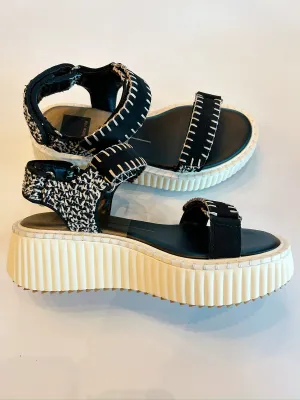 Debra Sandals - Black/White - DOLCE VITA