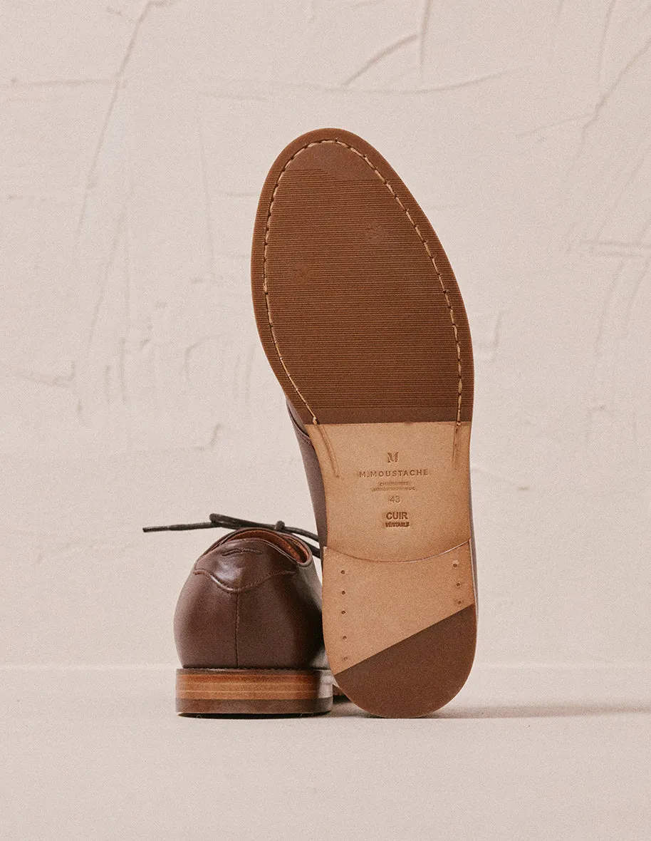 Derbies Alphonse - Cuir marron