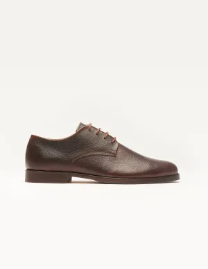 Derbies Antonin - Cuir pull-up grainé marron