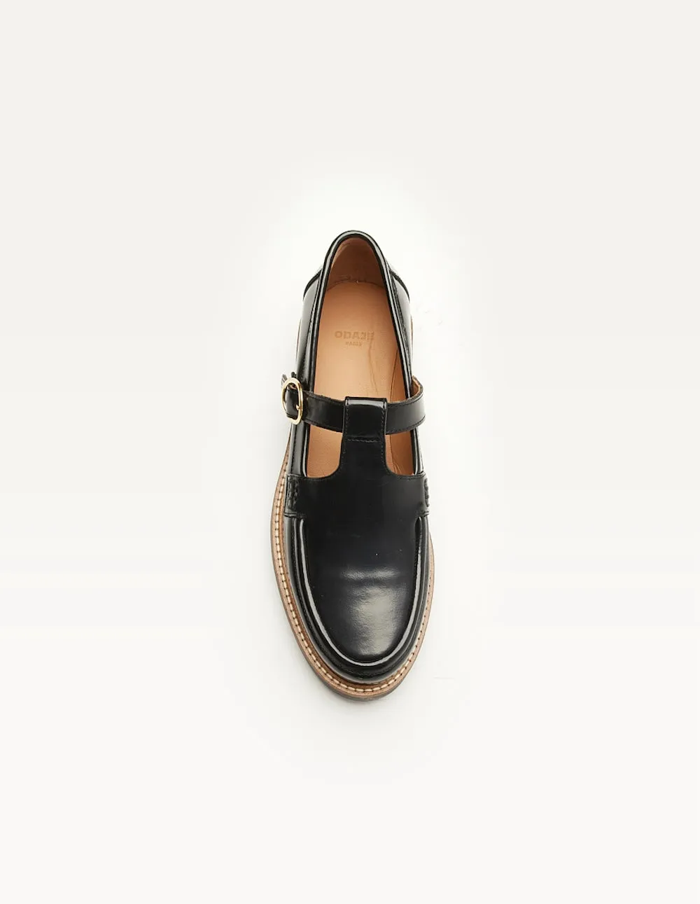 Derbies Carmen - Cuir box noir