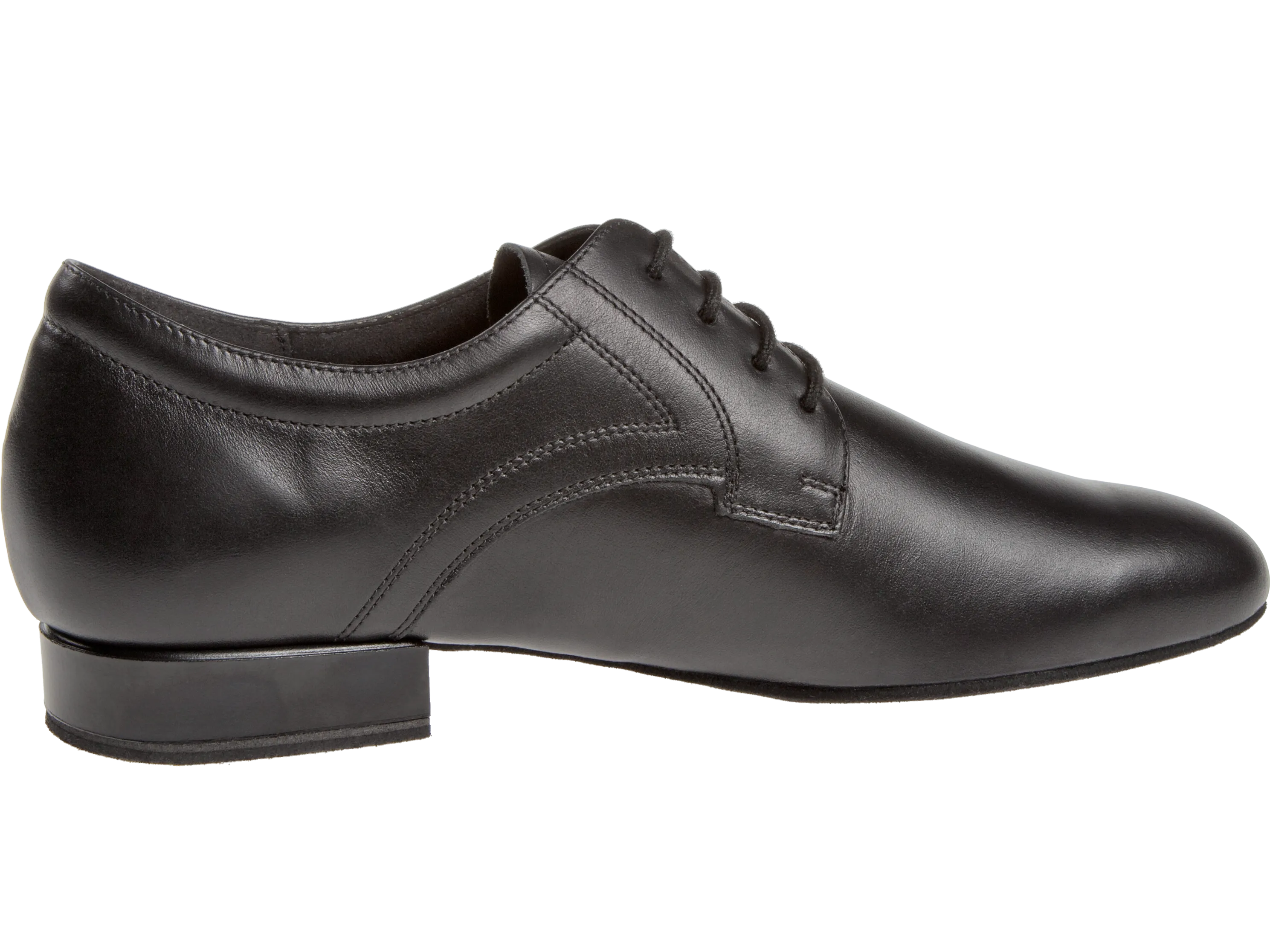 Diamant-Mens: Harrison: Black Leather | .75" Standard | Suede Sole