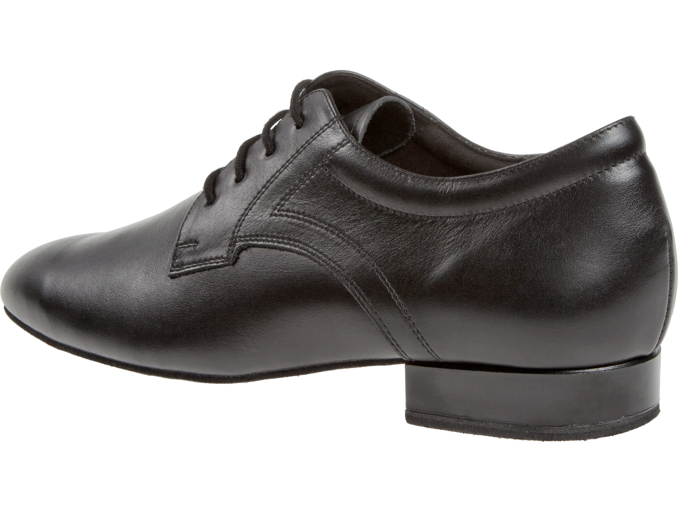 Diamant-Mens: Harrison: Black Leather | .75" Standard | Suede Sole
