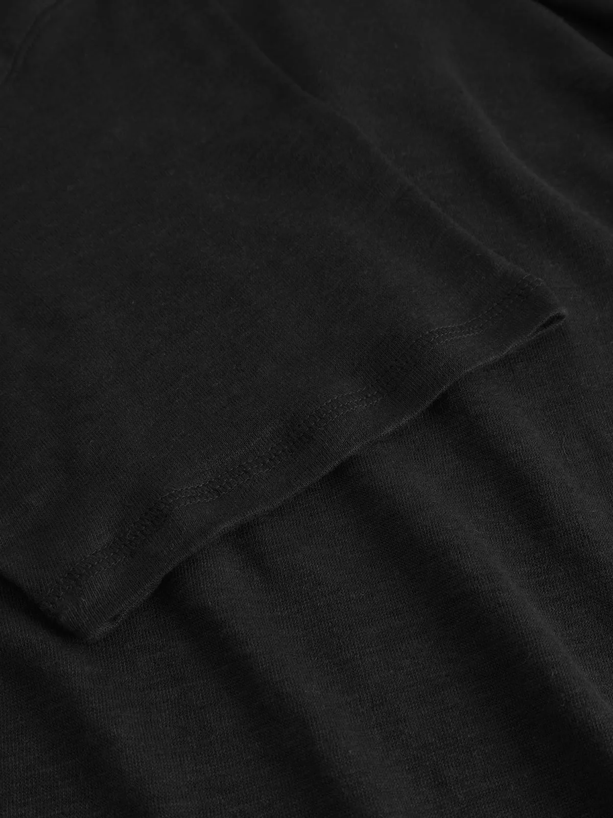 Duke Linen Polo SS - Black