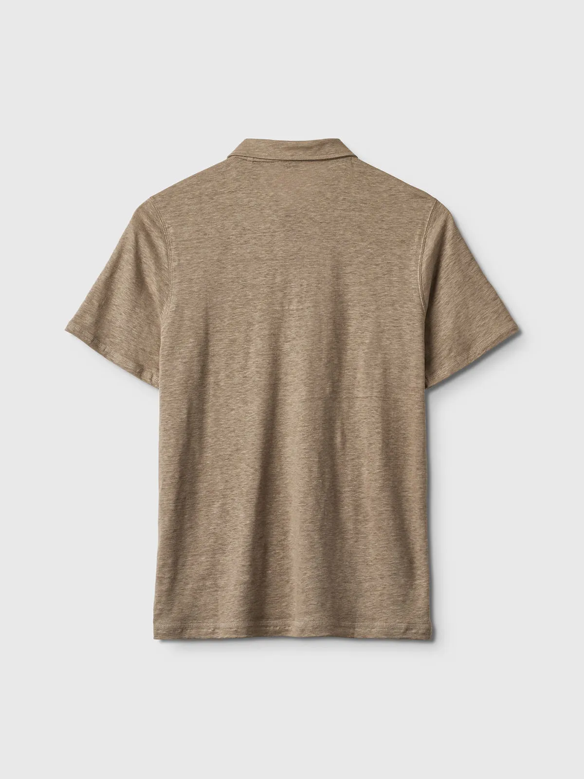 Duke Linen Polo SS - Coriander