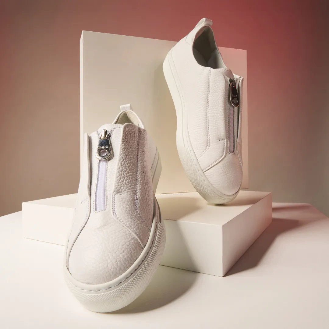 Estella - White Leather