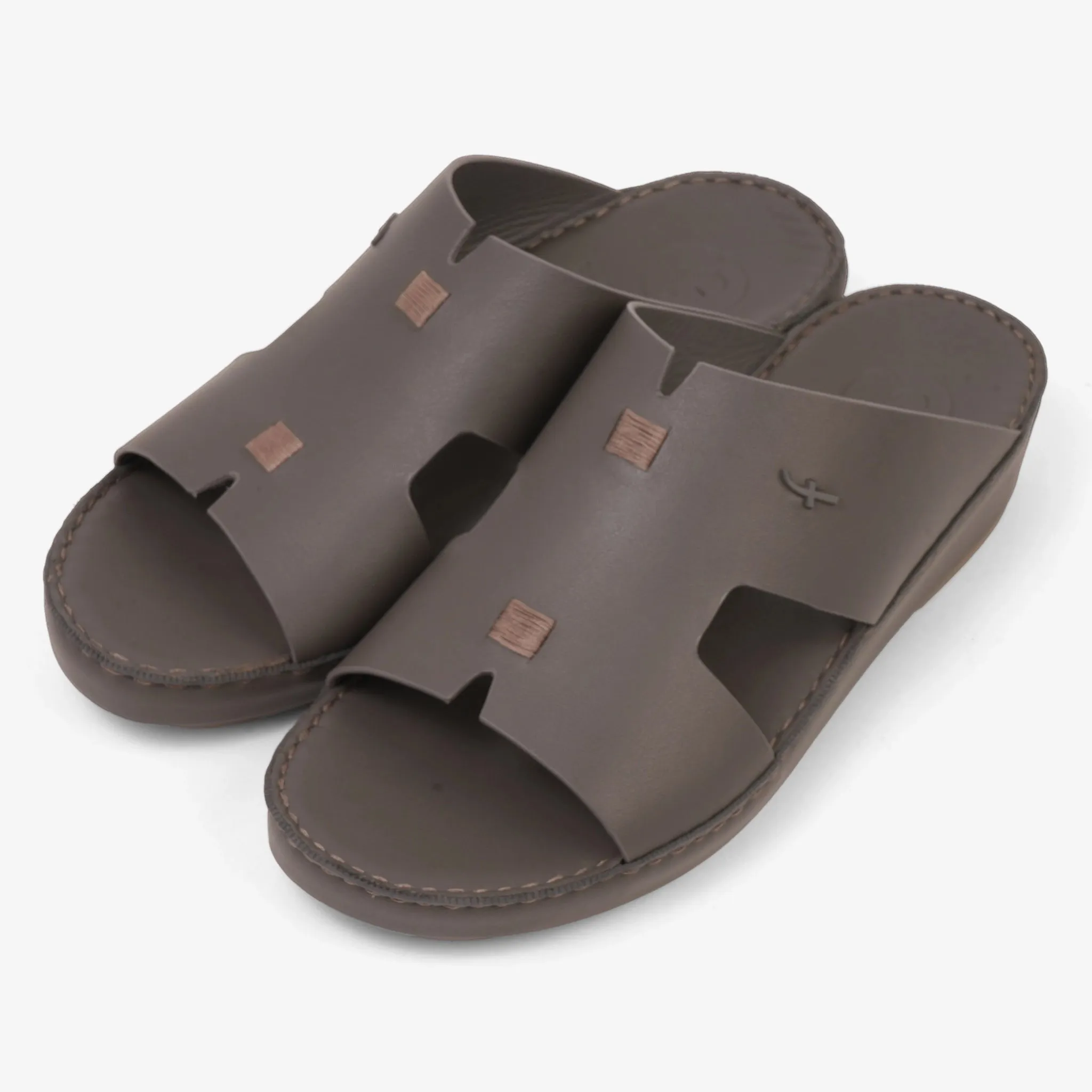 FARADA MATTE MODERN LEATHER MENS SANDALS BAT