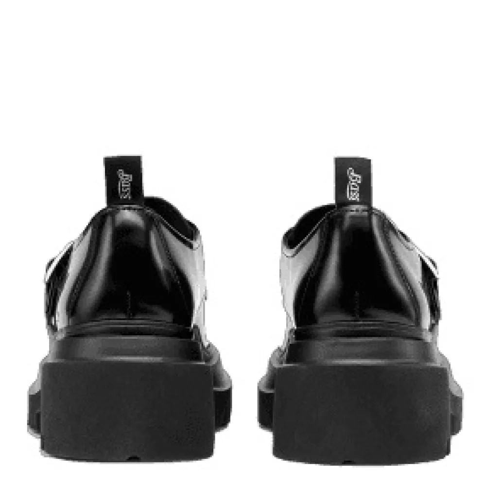 G.H. Bass Women's Ella Platform Derby in Black
