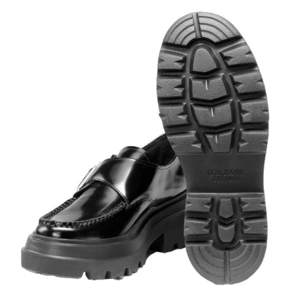 G.H. Bass Women's Ella Platform Derby in Black