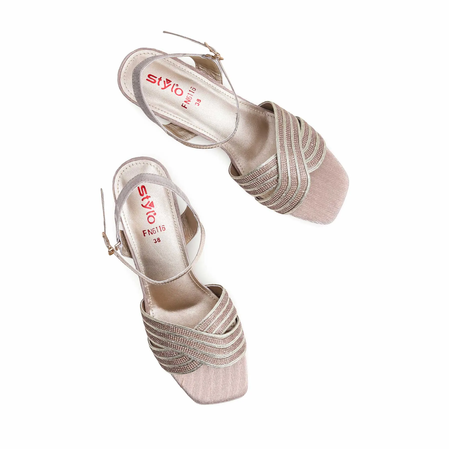 Golden Fancy Sandal FN6116