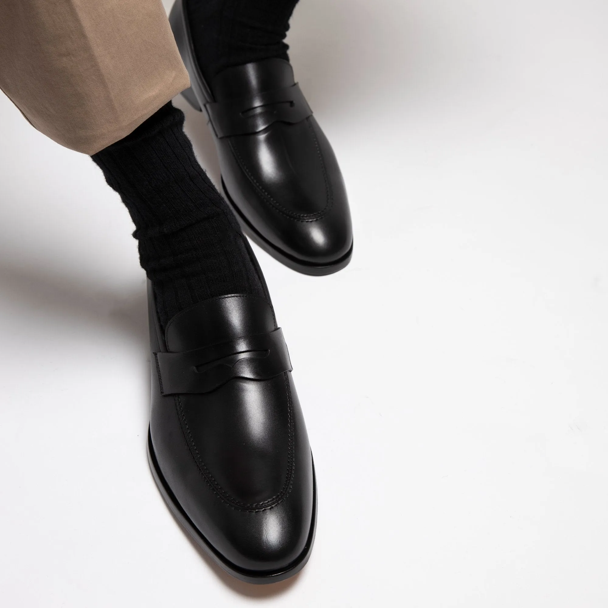 HENRY SARTORIAL Campbell Loafers DARK BROWN