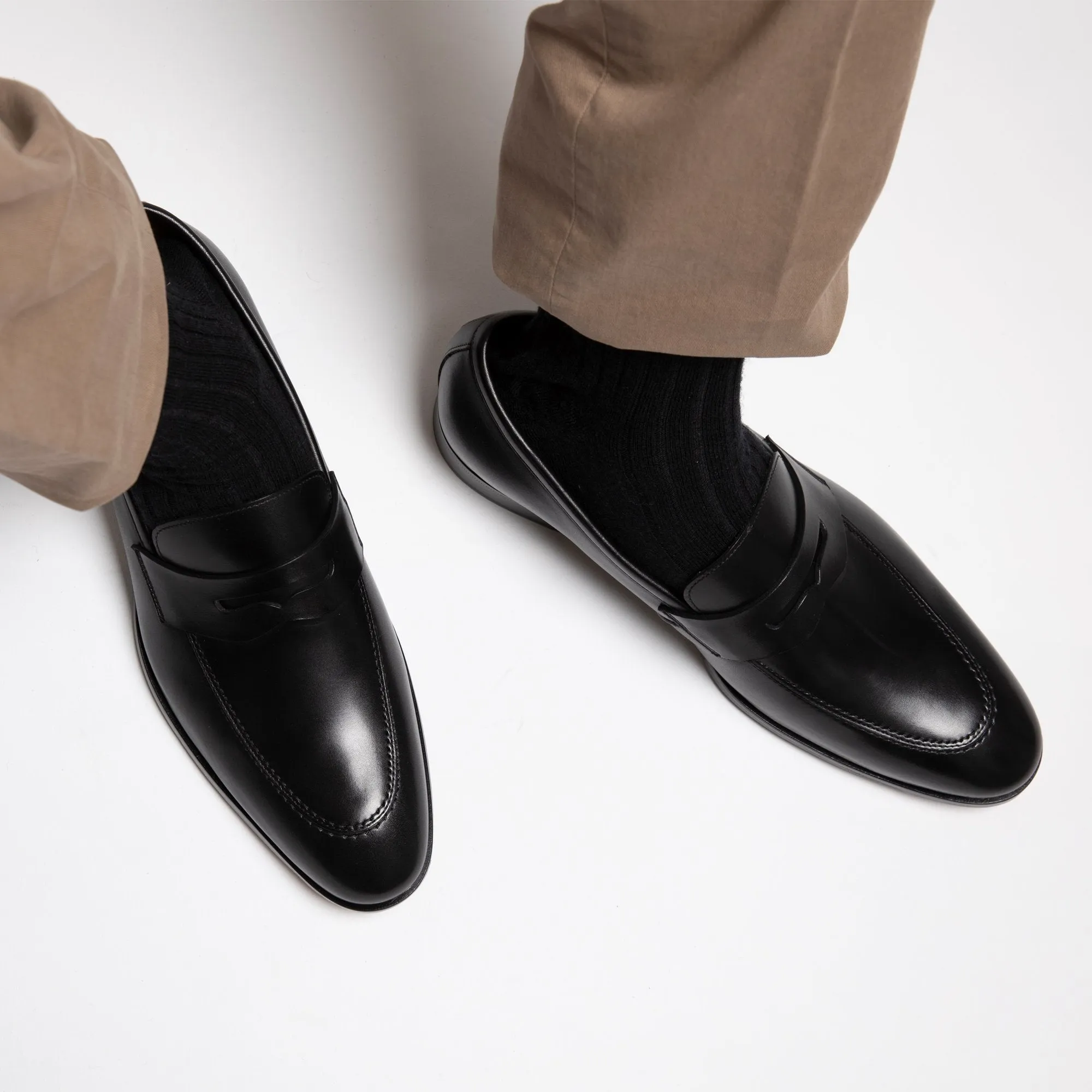 HENRY SARTORIAL Campbell Loafers DARK BROWN