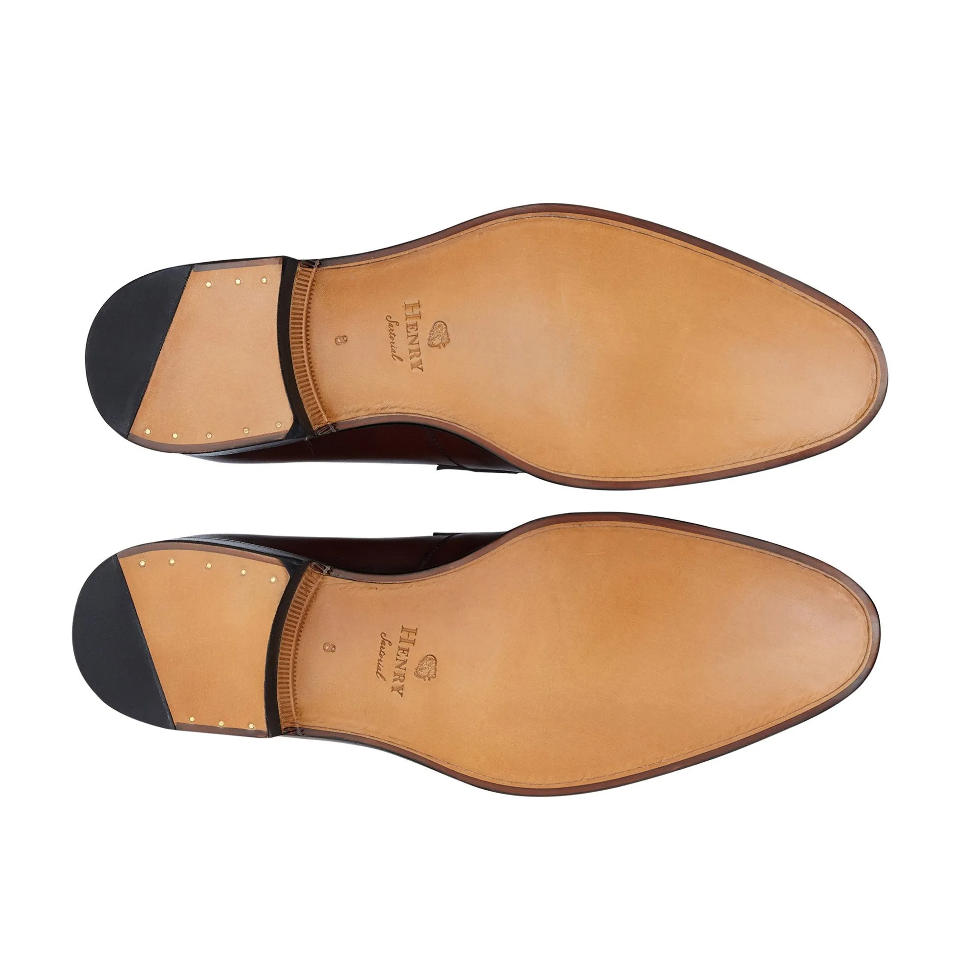 HENRY SARTORIAL Campbell Loafers DARK BROWN