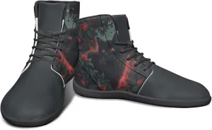 High Top Animal Design Barefoot Shoes Men, Wide Toe, Rubber Sole Sneakers for Running & Zero-Drop Shoes with Ground Feel