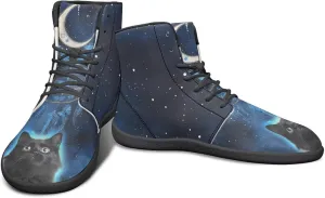 High Top Animal Design Barefoot Shoes Men, Wide Toe, Rubber Sole Sneakers for Running & Zero-Drop Shoes with Ground Feel