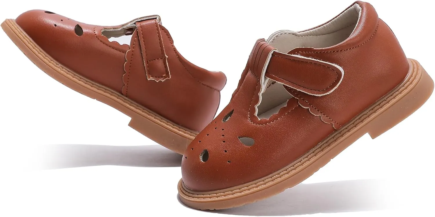 Kids Dress Shoes Girls Boys Oxford Shoes Slip On School Uniform Shoes