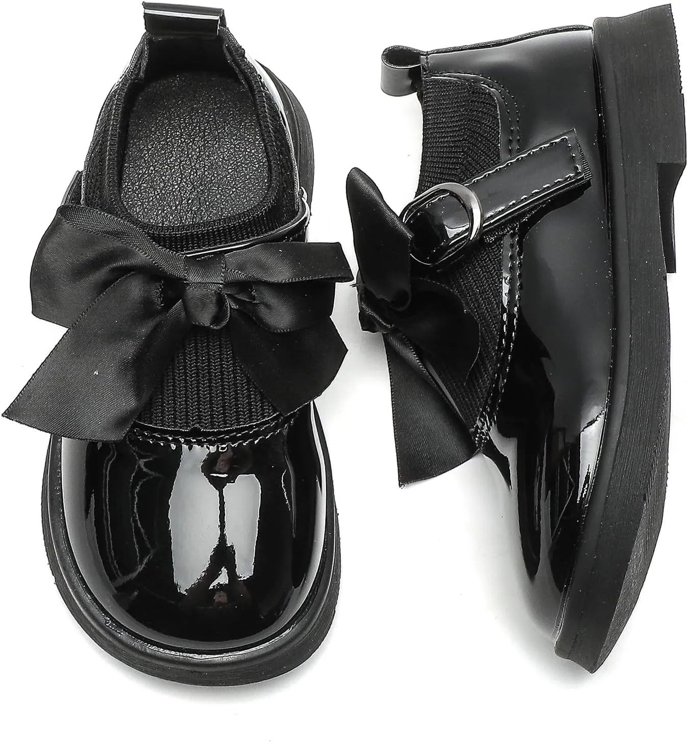 Kids Dress Shoes Girls Boys Oxford Shoes Slip On School Uniform Shoes