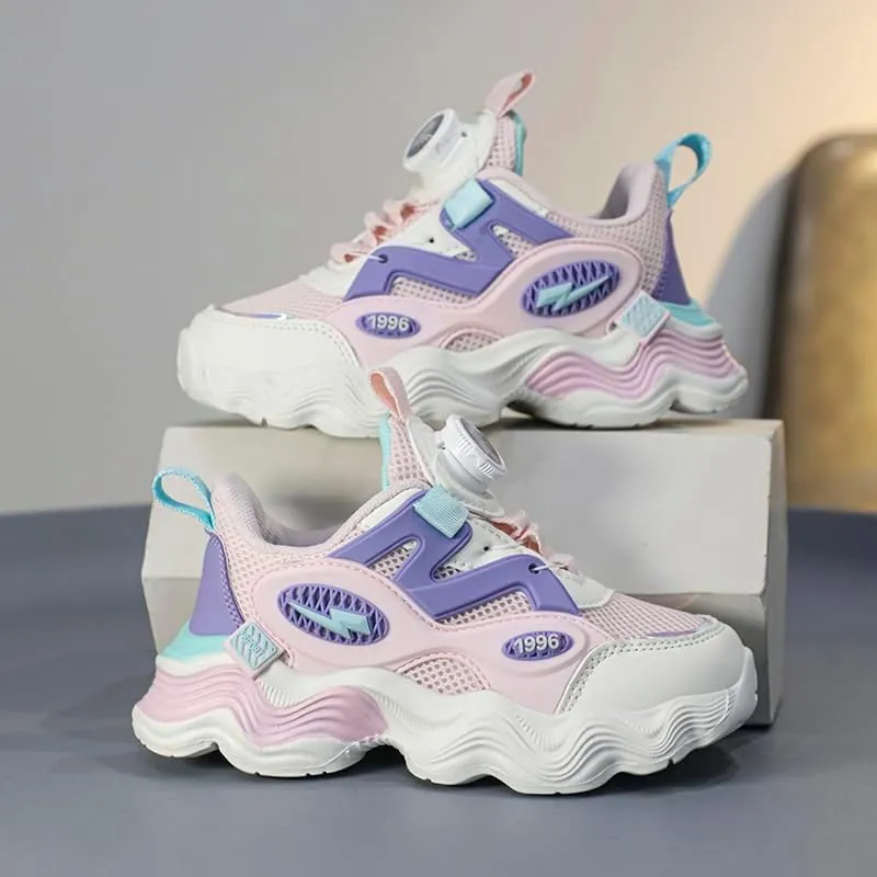 Kids Sports Running Shoes, Lightweight Casual Trainers, Boys and Girls