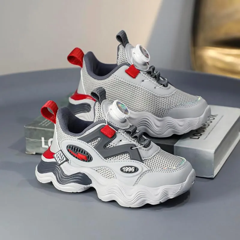 Kids Sports Running Shoes, Lightweight Casual Trainers, Boys and Girls