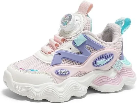 Kids Sports Running Shoes, Lightweight Casual Trainers, Boys and Girls